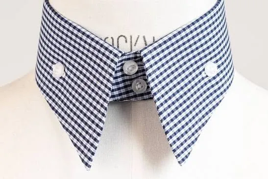 Collar and cuff construction detail
