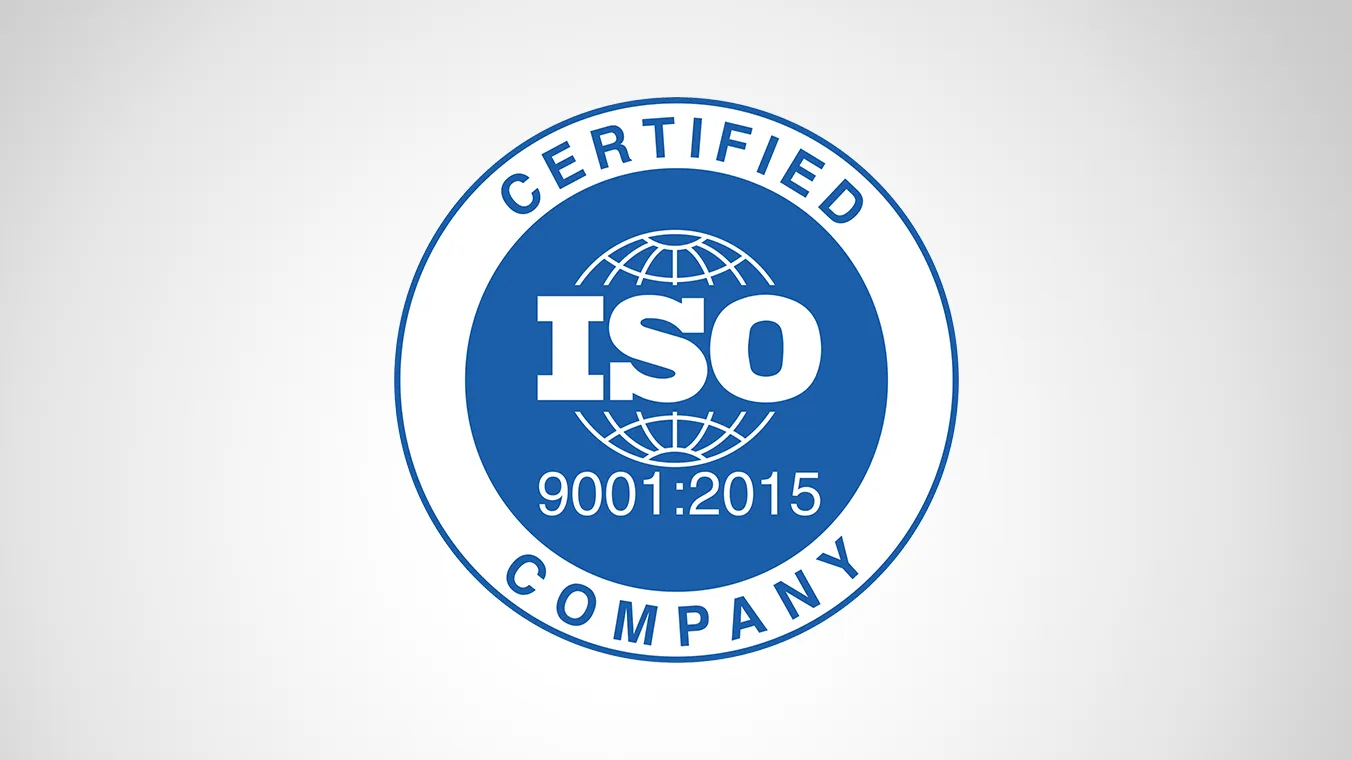 ISO 9001 certification logo