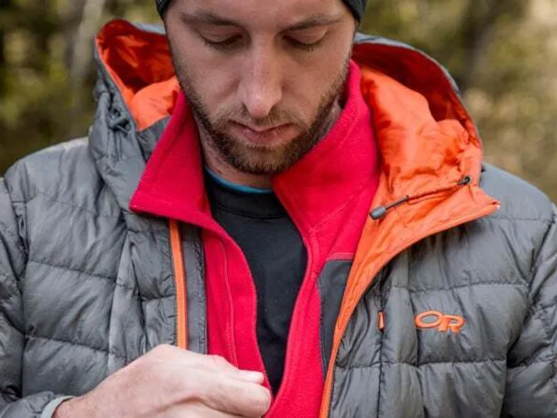 Layered golf outerwear