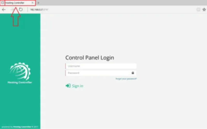 Build the Control Panel (Title Page)