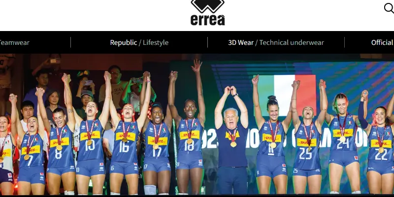 Erreà Italian teamwear collection