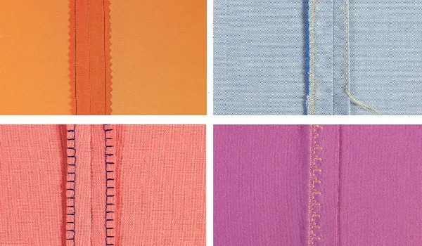 Seam finishes