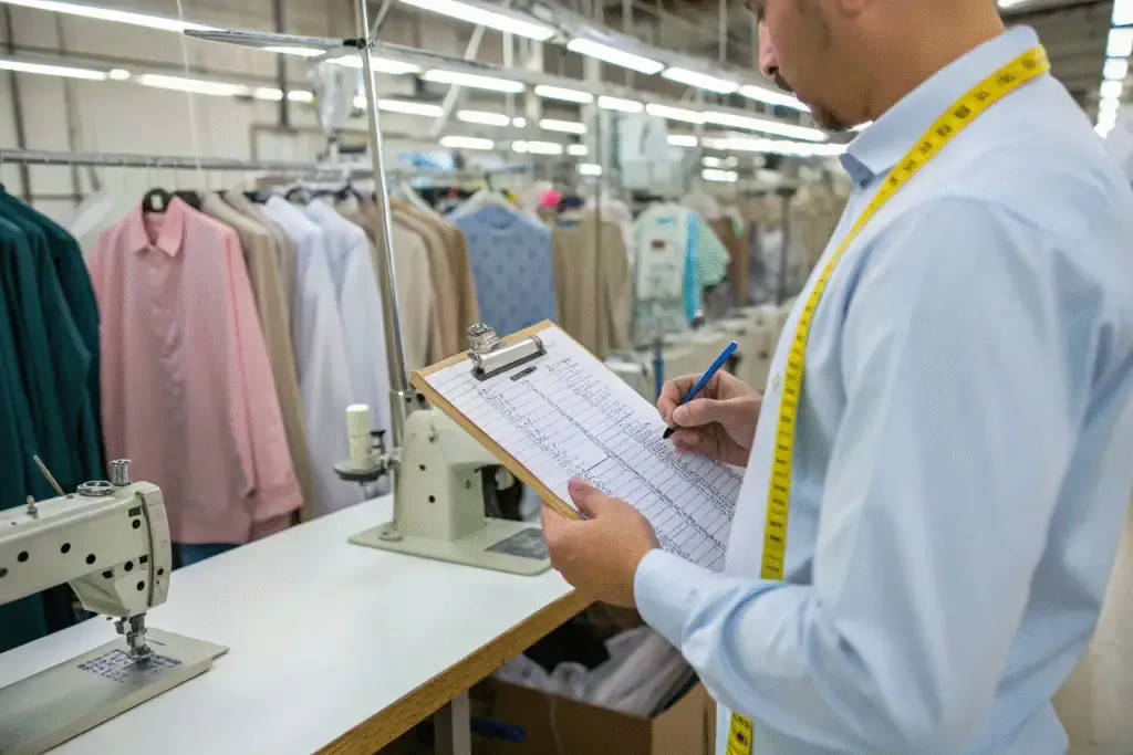 Sewing Quality Control List