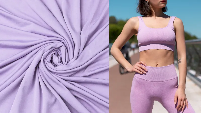 We recommend polyamide for high-end fitness brands building skin-contact garments.
