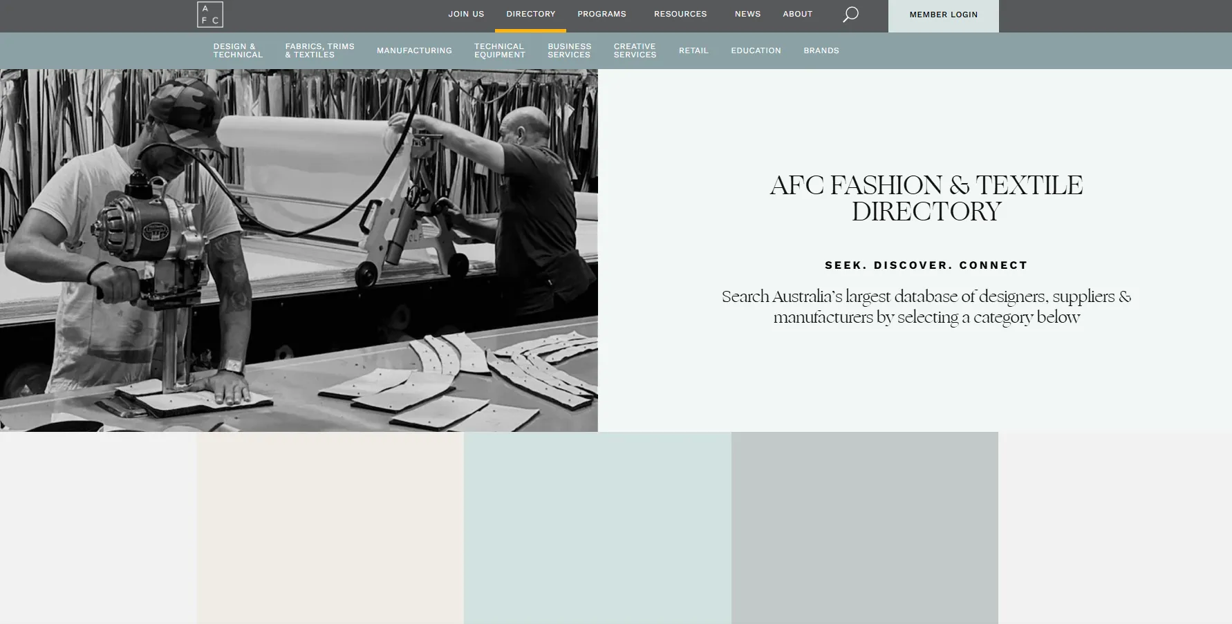 Australian Fashion Council Directory + Sewport