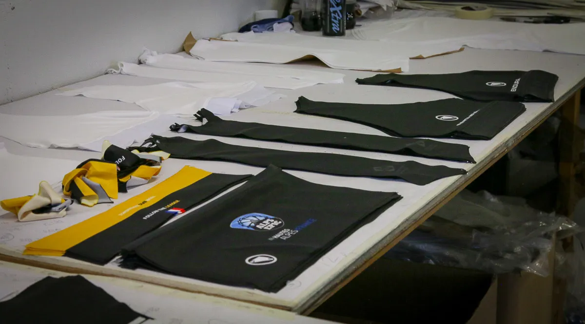 Full-dye sublimation printing process for custom cycling apparel