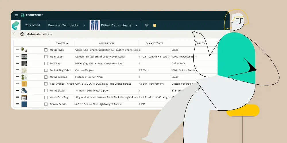 bill of materials (BOM) in apparel