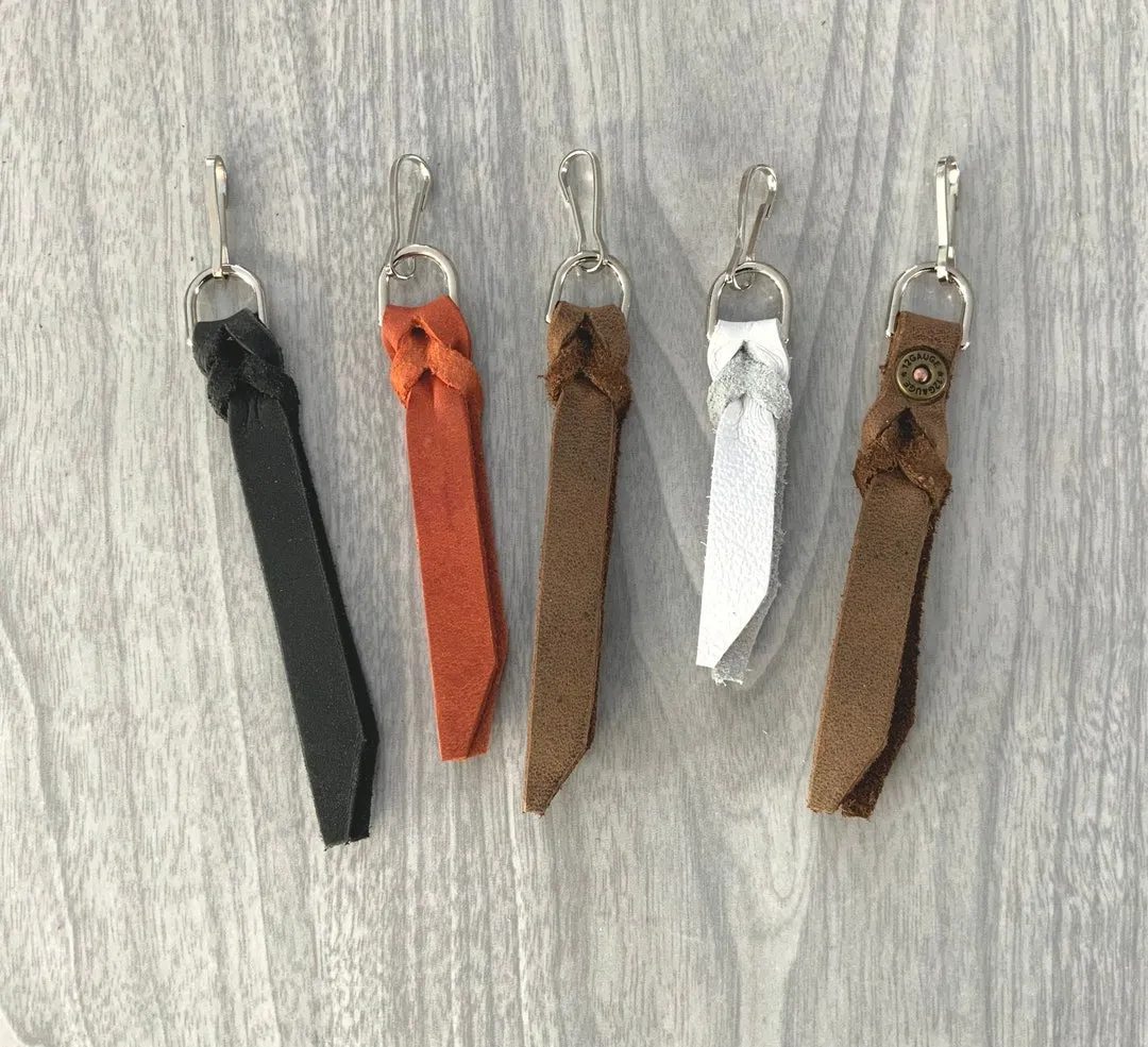 Custom branded zipper pulls for hiking jackets