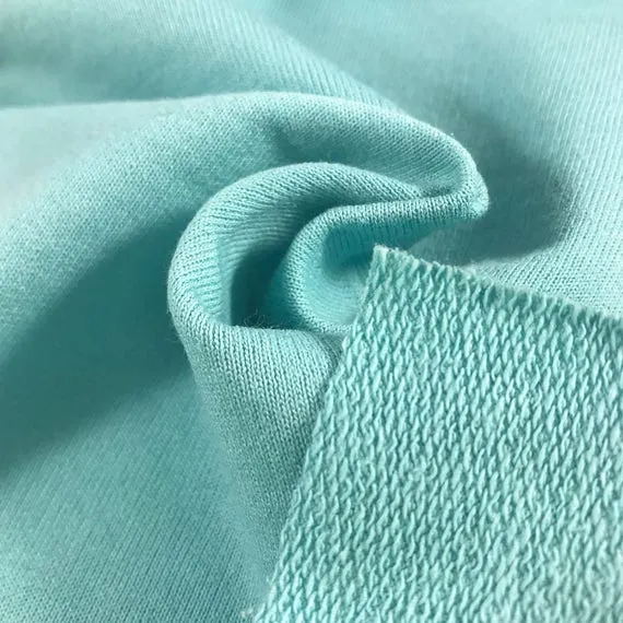 French Terry fabric texture — 420–500 GSM GSM