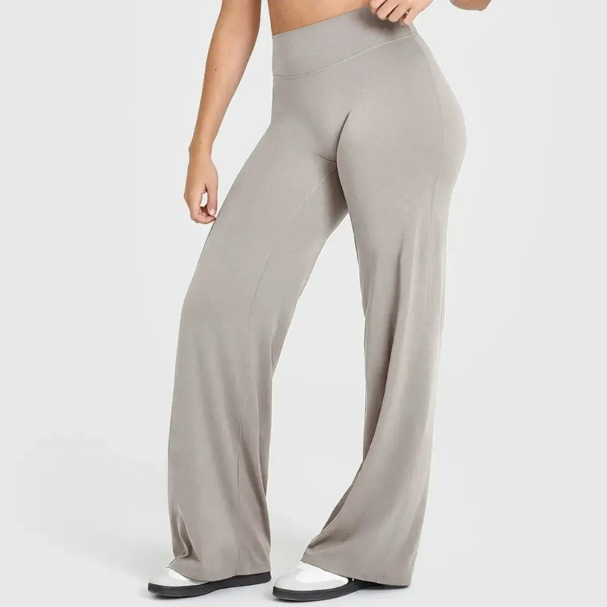 Buttery-soft yoga fabric texture close-up
