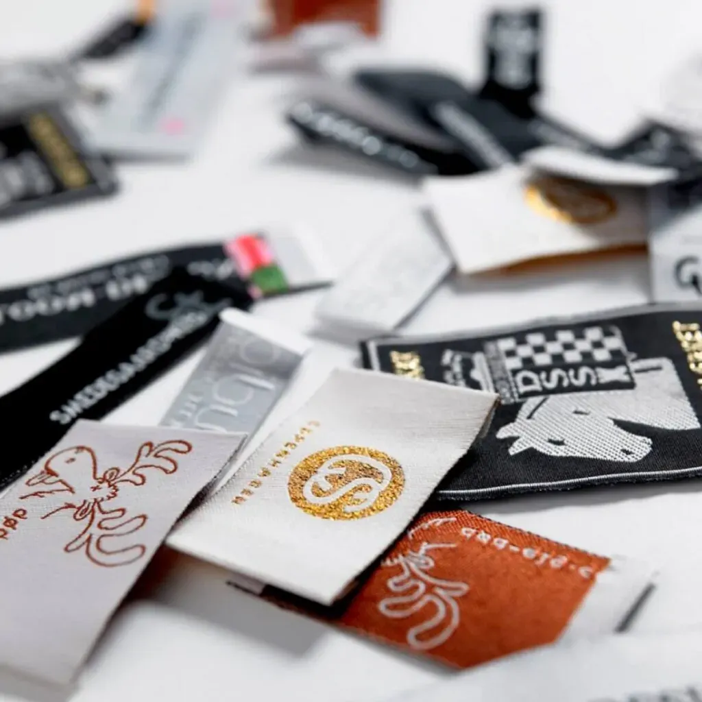 Custom labels and packaging for bowls club apparel