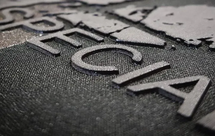 3D rubber printing detail