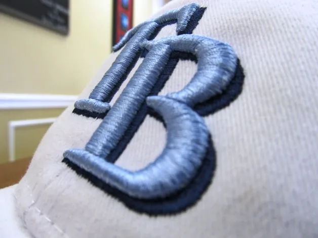 Embroidery and 3D embroidery detail