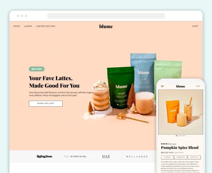 Shopify DTC brands online store