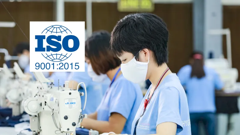 ISO 9001:2015 quality management certification