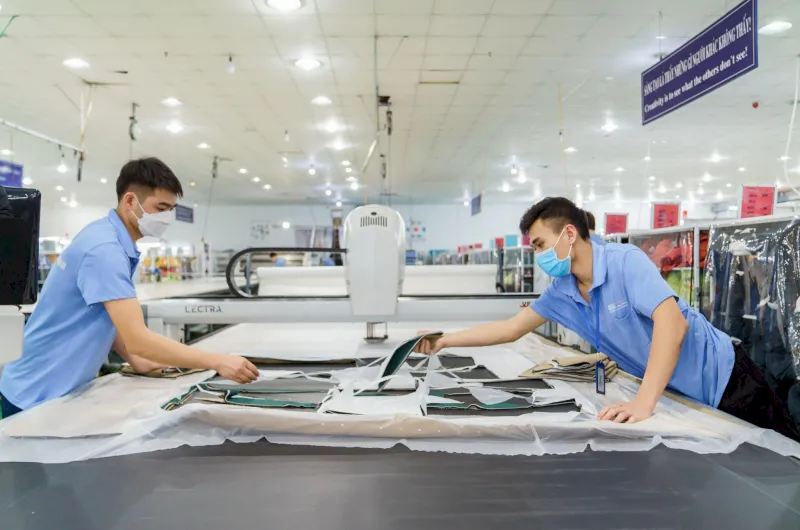 Fabric cutting and quality control process