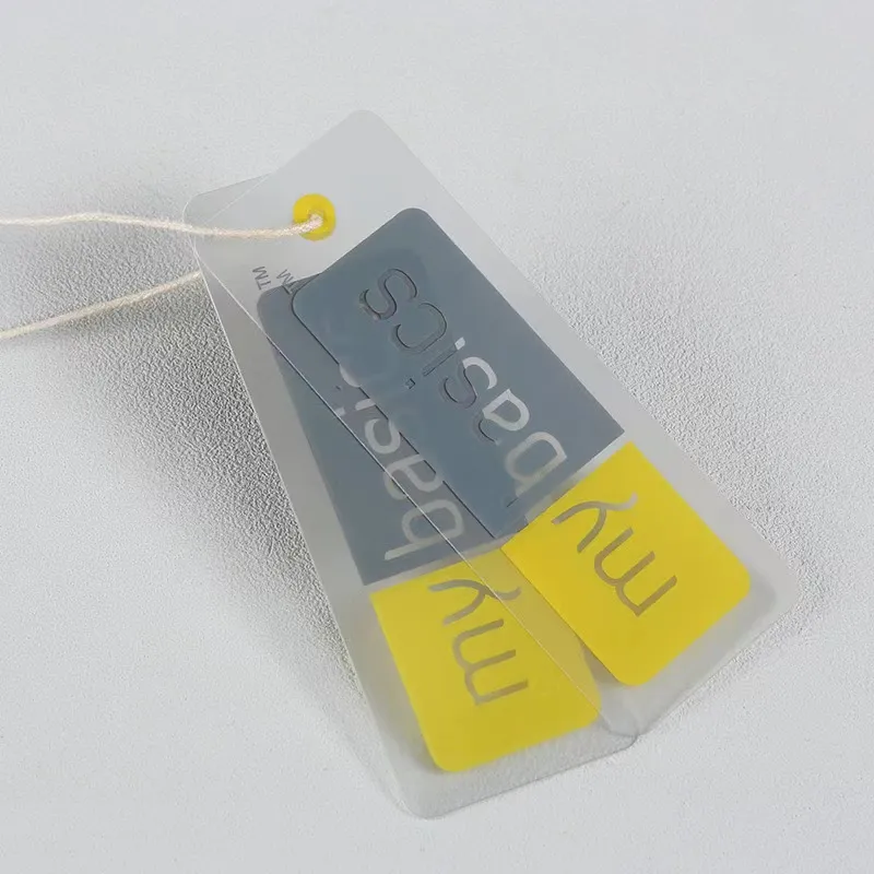 Waterproof hang tags for outdoor hiking apparel