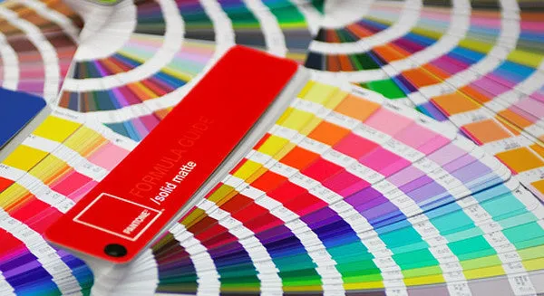 Pantone color swatches matched to sportswear fabric for precise brand color reproduction