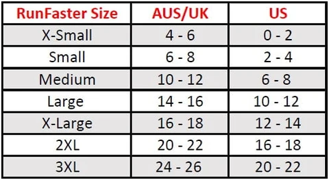 Size-run layout of team uniforms across the range