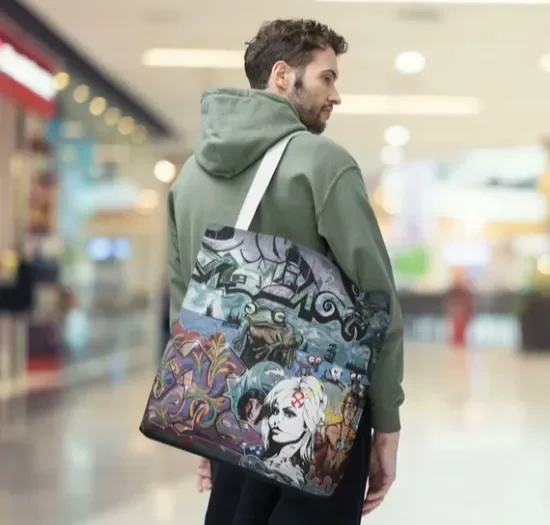 Custom Streetwear Tote Bags Backpacks