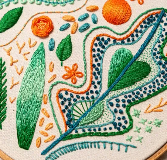 Custom embroidery service for sportswear logos and brand detailing