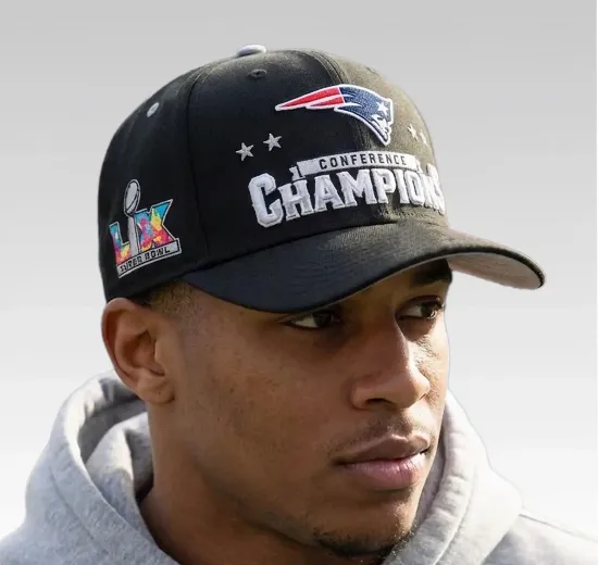 Custom bowls caps with club embroidery and UPF sun protection