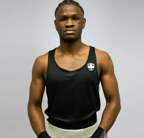 Custom boxing tank tops with branded graphics for gym and training