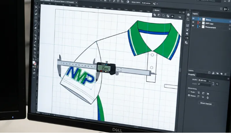 CAD software alignment for NMP logo compliance.
