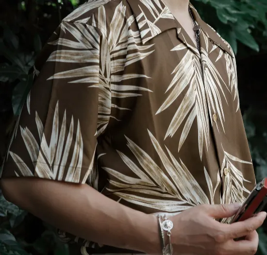 Custom Palm Leaf Hawaiian Shirts